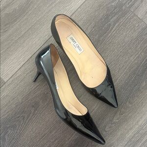 Jimmy Choo ROMY kitten heel Patent Leather Pump 41